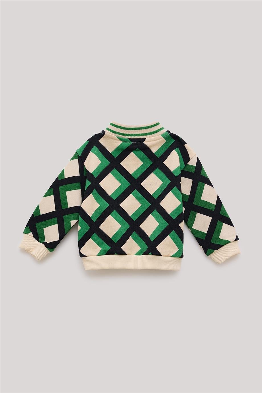 GB Baby Erkek Bebek Desenli Sweatshirt
