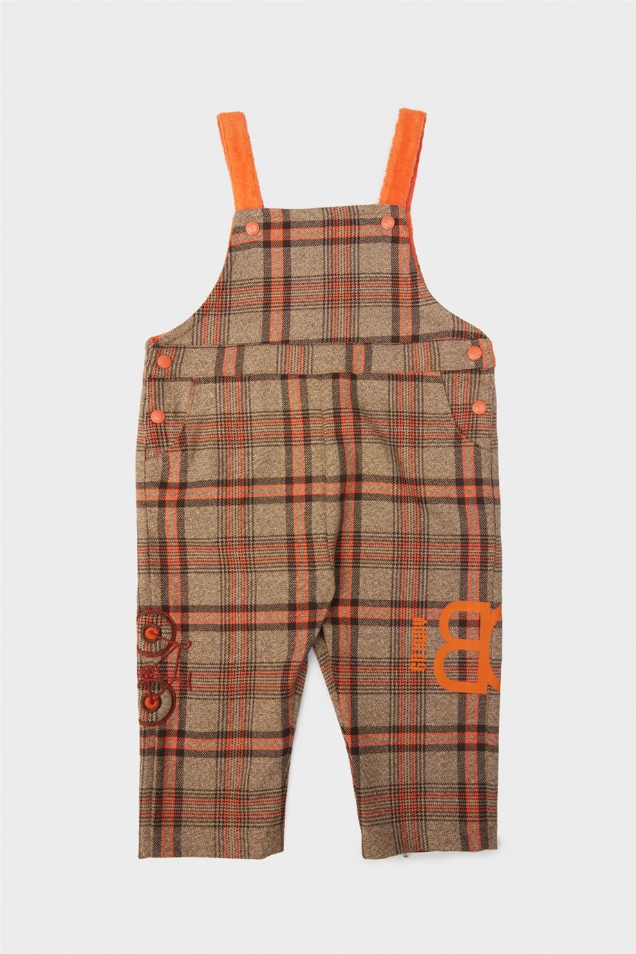 GB Baby Erkek Bebek Ekose Salopet