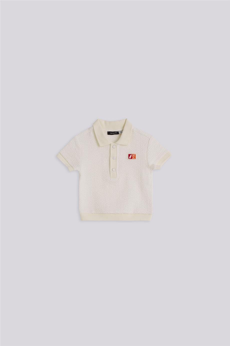 GB Baby Erkek Bebek Ekru Tshirt