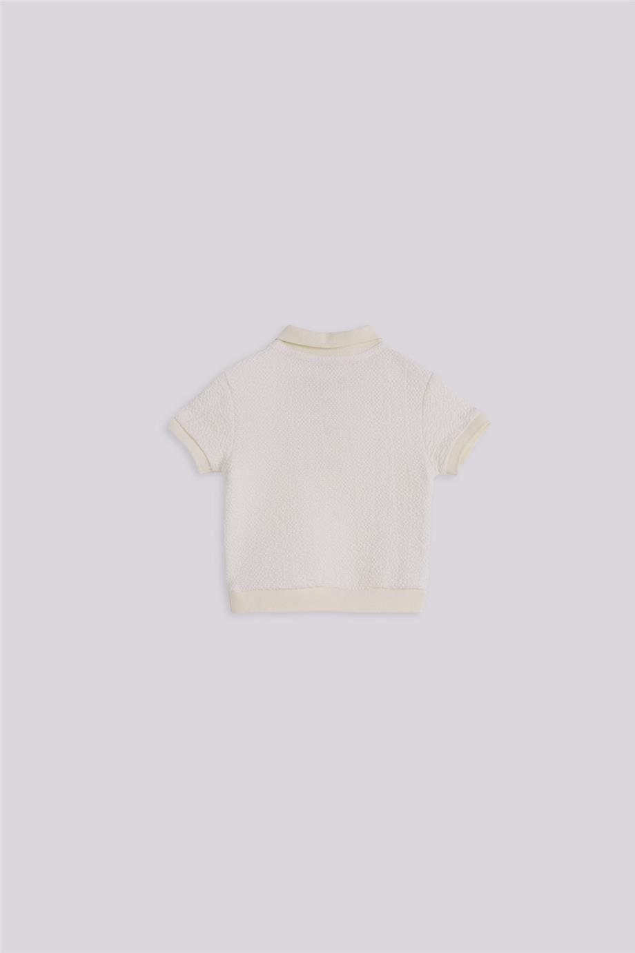 GB Baby Erkek Bebek Ekru Tshirt