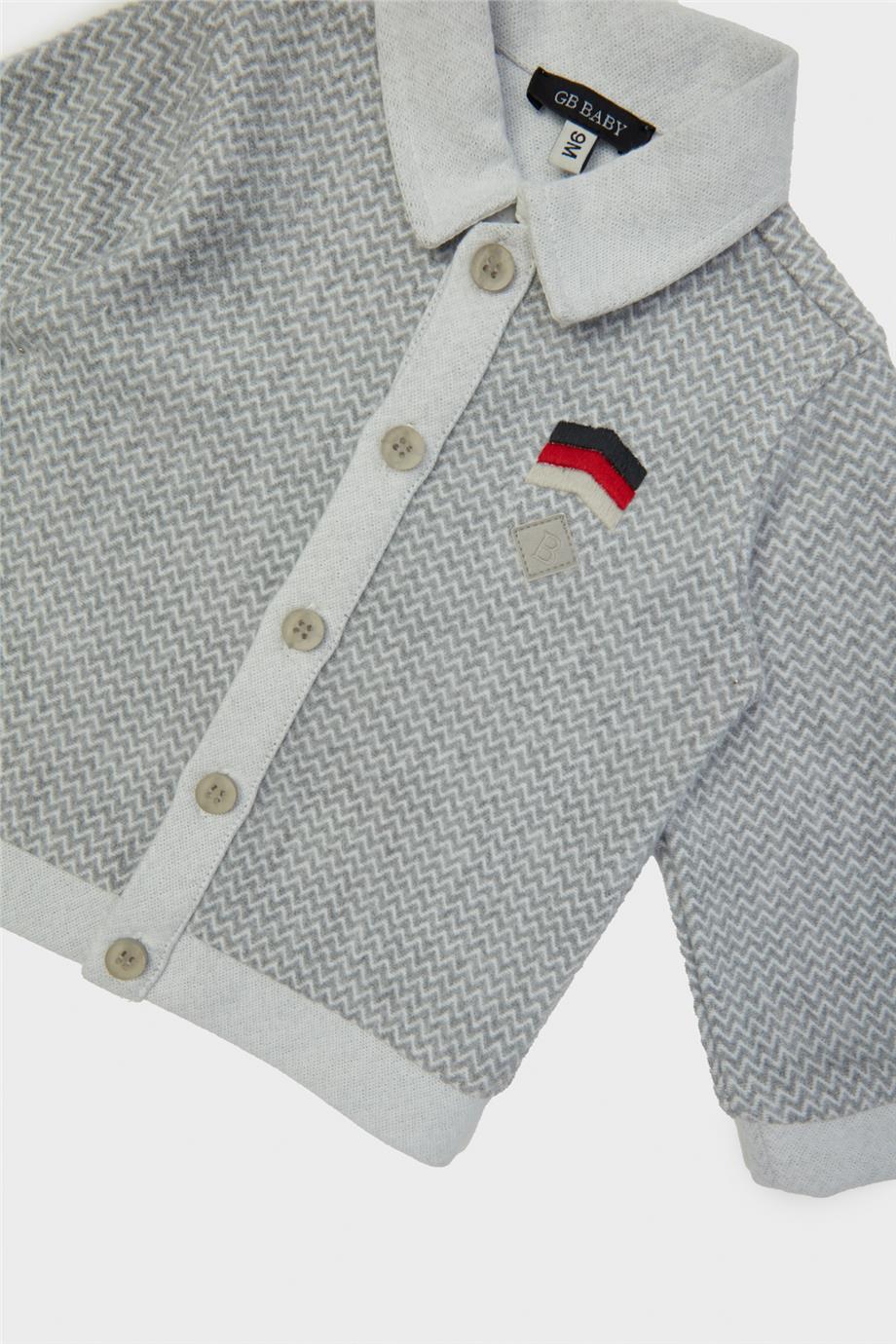 GB Baby Erkek Bebek Gri Hırka