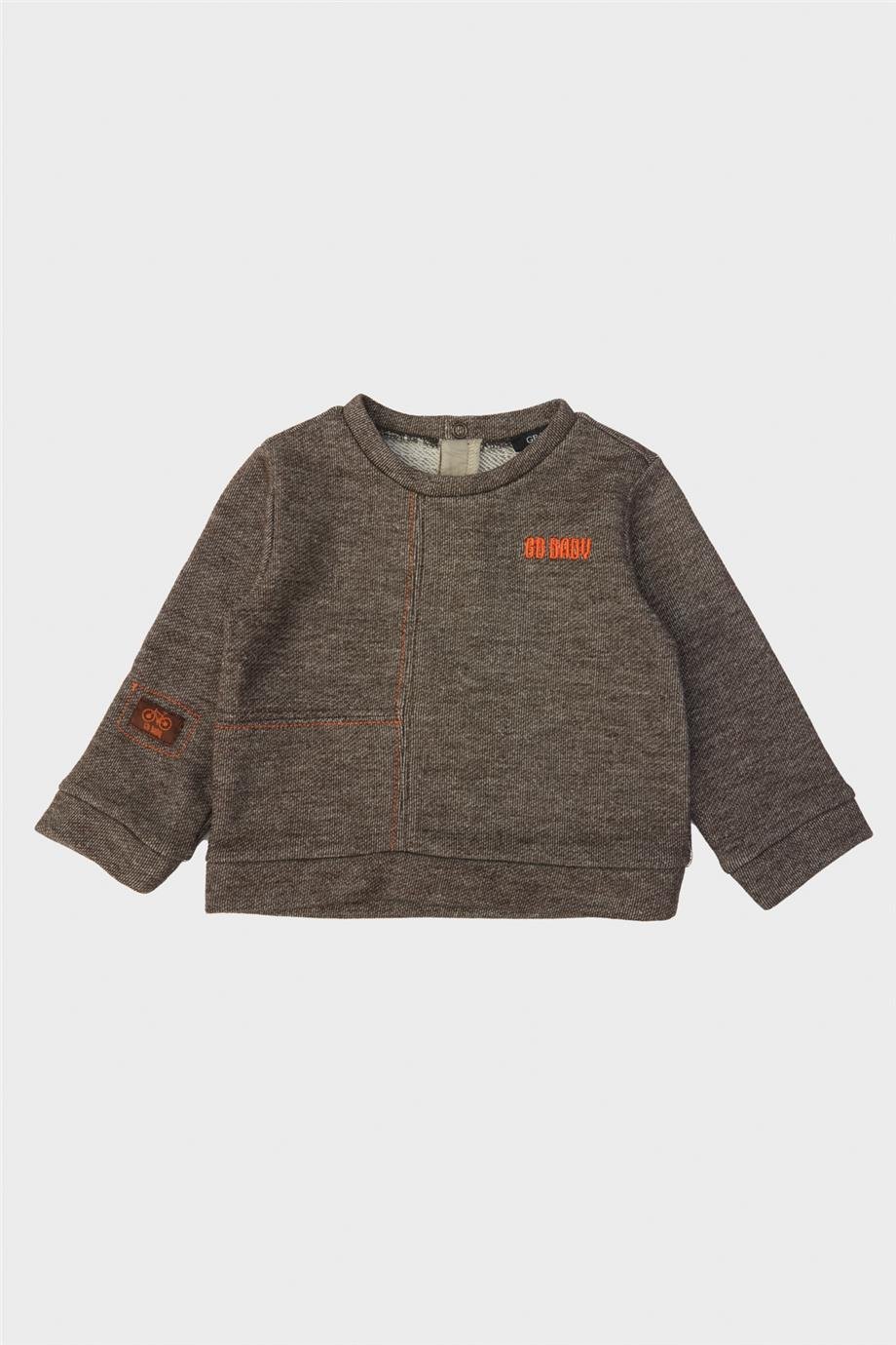 GB Baby Erkek Bebek Kahve Sweatshirt