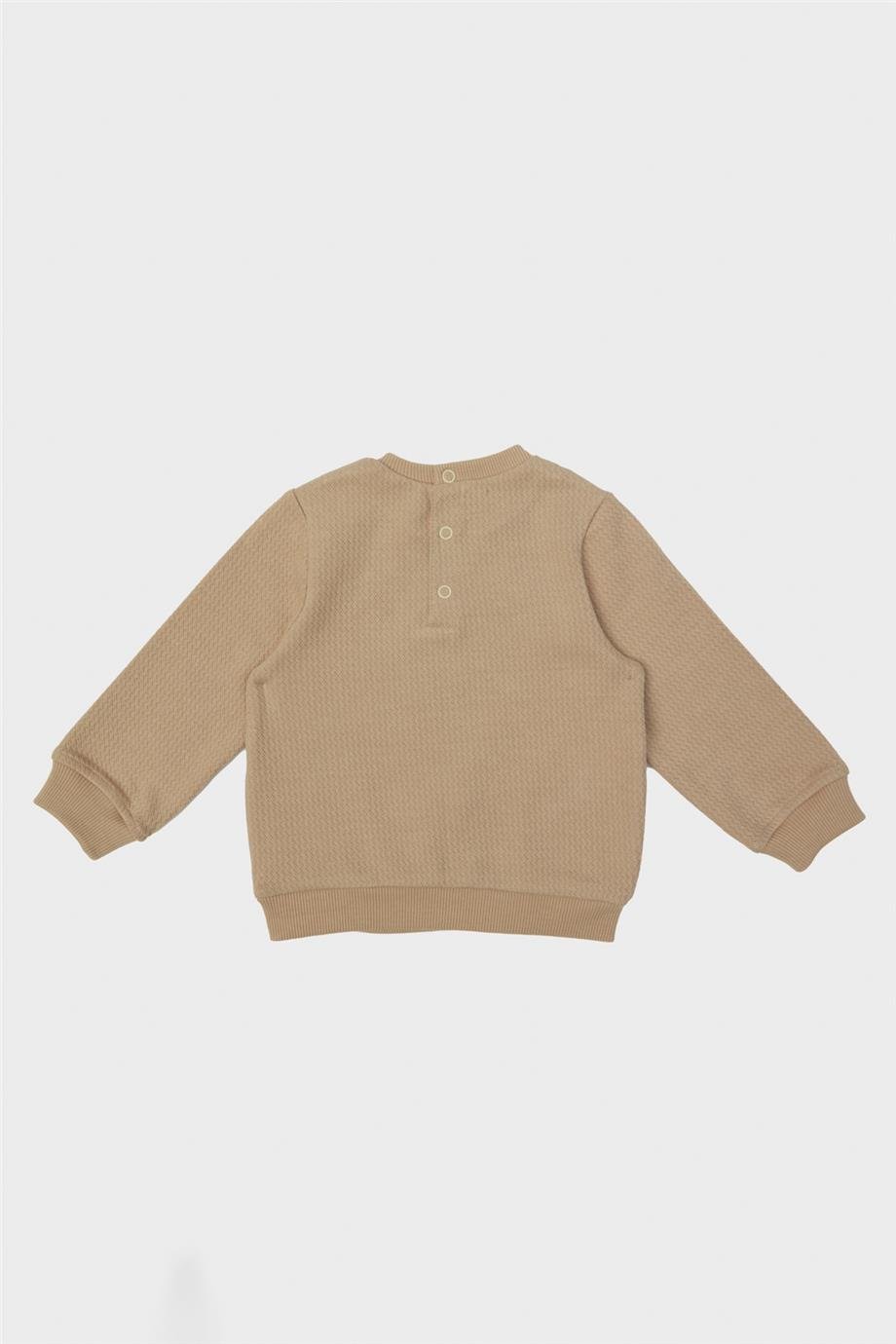 GB Baby Erkek Bebek Kahve Sweatshirt