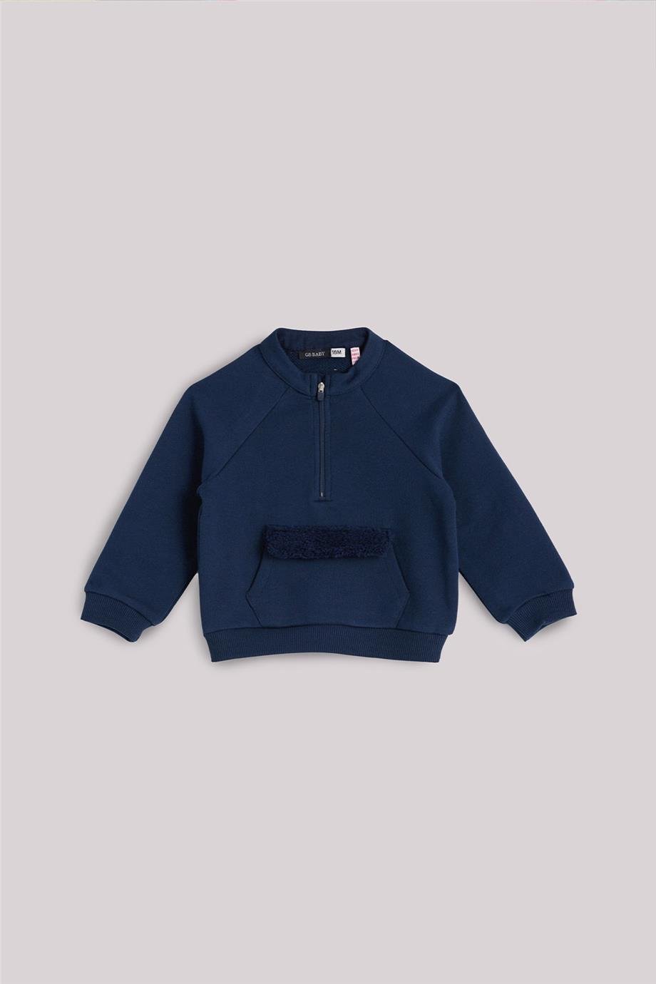 GB Baby Erkek Bebek Lacivert Sweatshirt