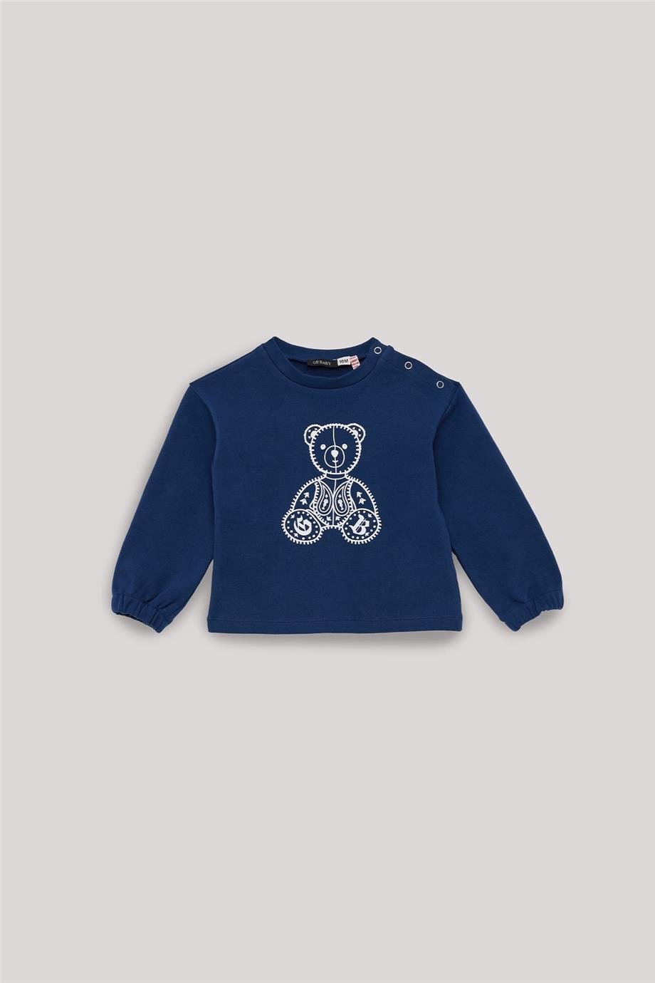 GB Baby Erkek Bebek Lacivert Sweatshirt