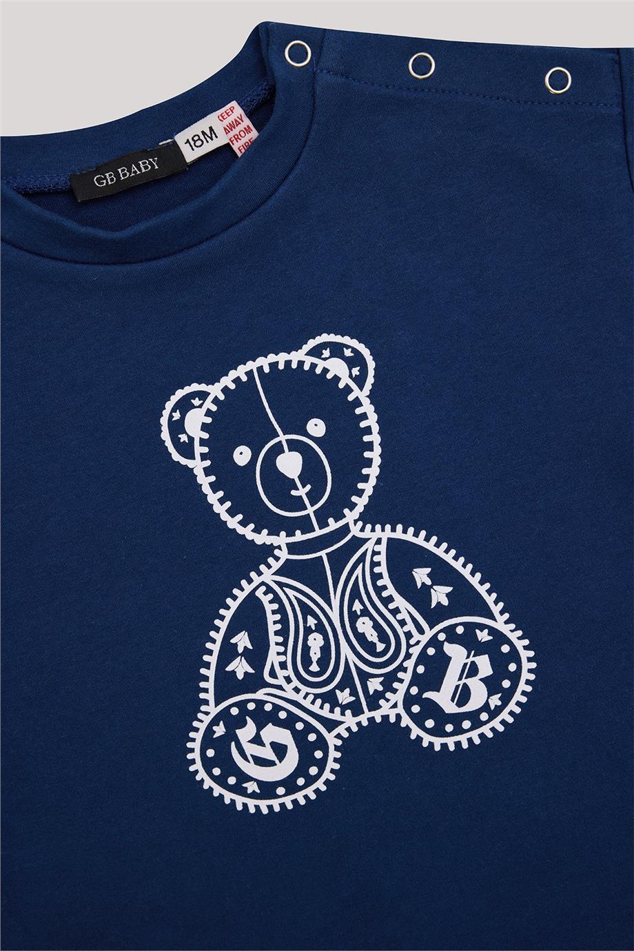 GB Baby Erkek Bebek Lacivert Sweatshirt
