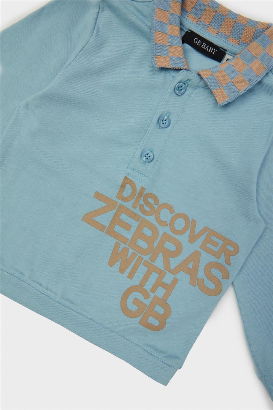 GB Baby Erkek Bebek Mavi T-Shirt