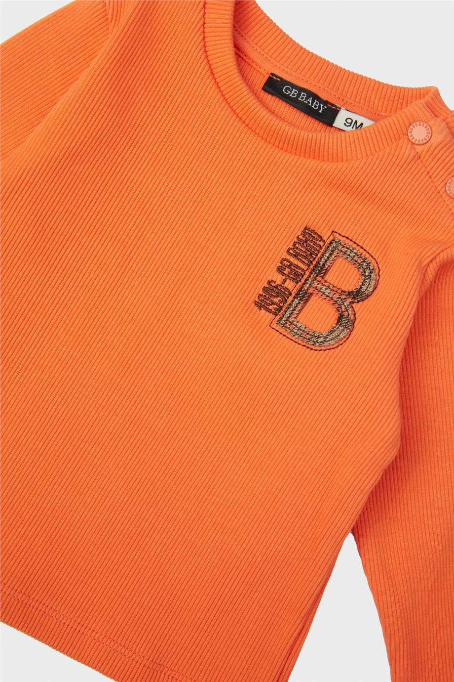 GB Baby Erkek Bebek Oranj T-Shirt