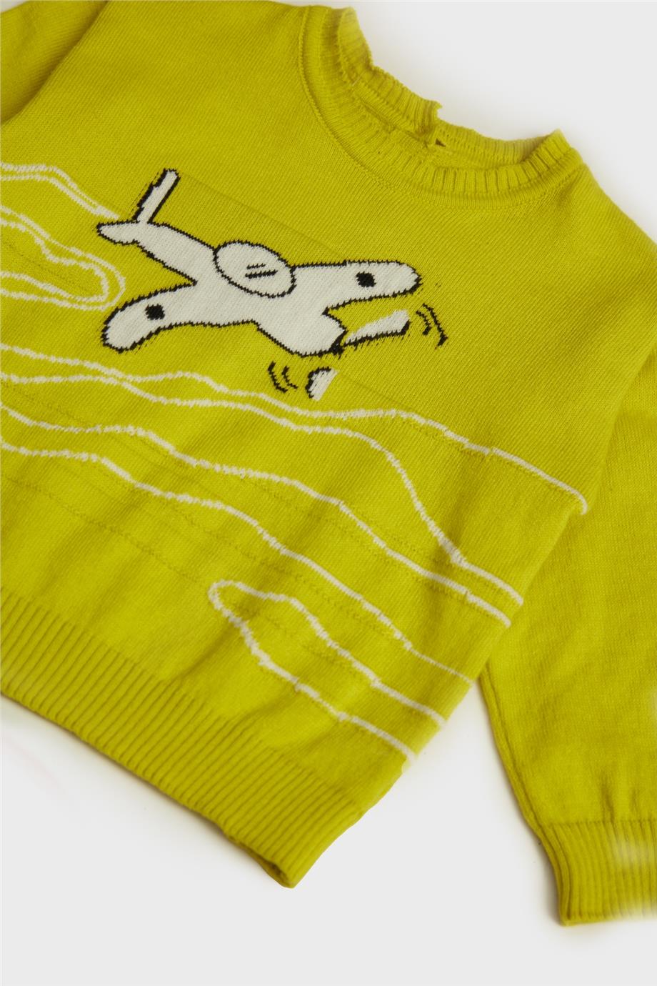 GB Baby Erkek Bebek Yeşil Kazak