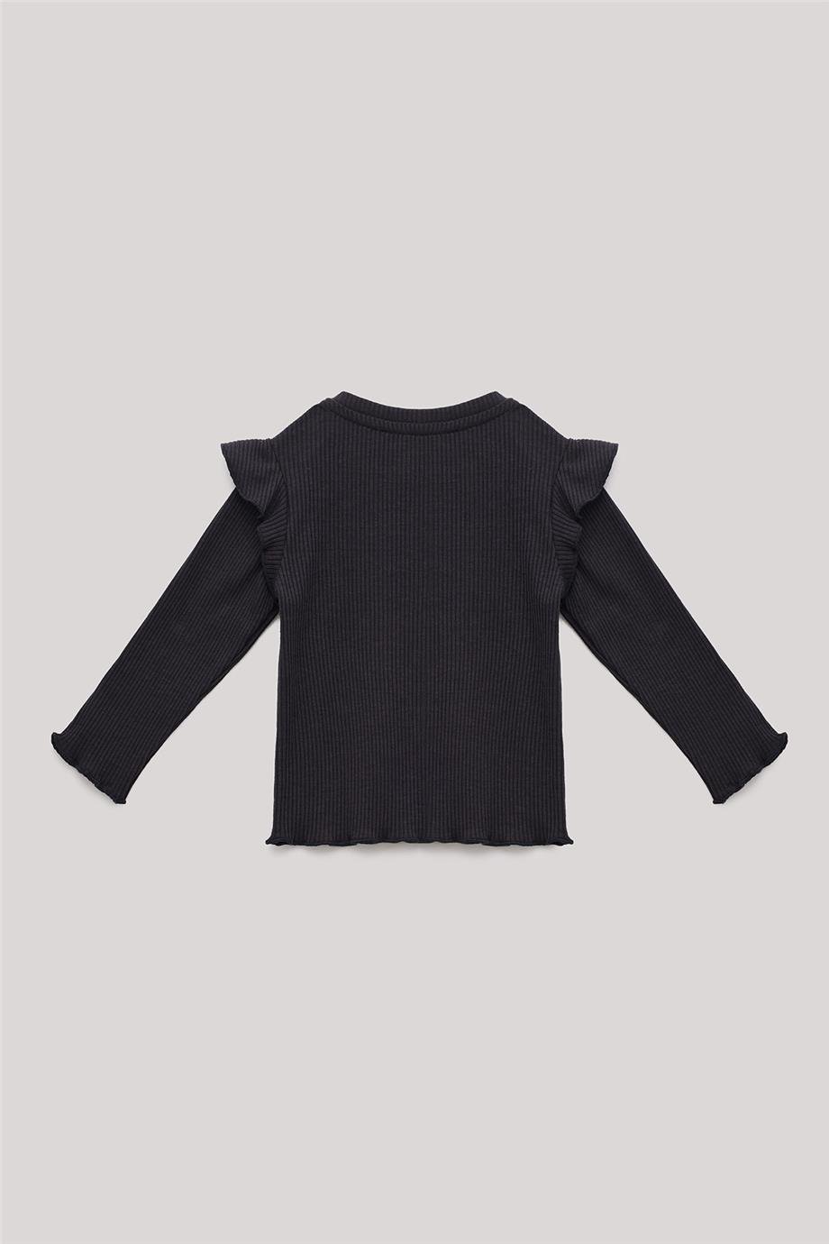 GB Baby Kız Bebek Antrasit T-Shirt