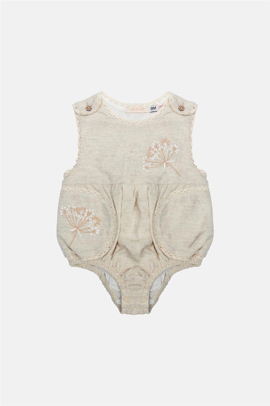 GB Baby Kız Bebek Bej Tulum