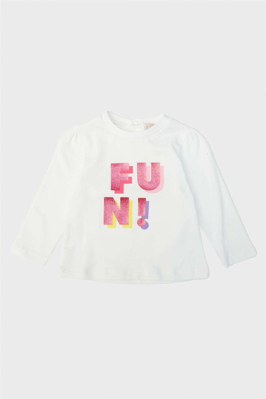 GB Baby Kız Bebek Beyaz T-Shirt