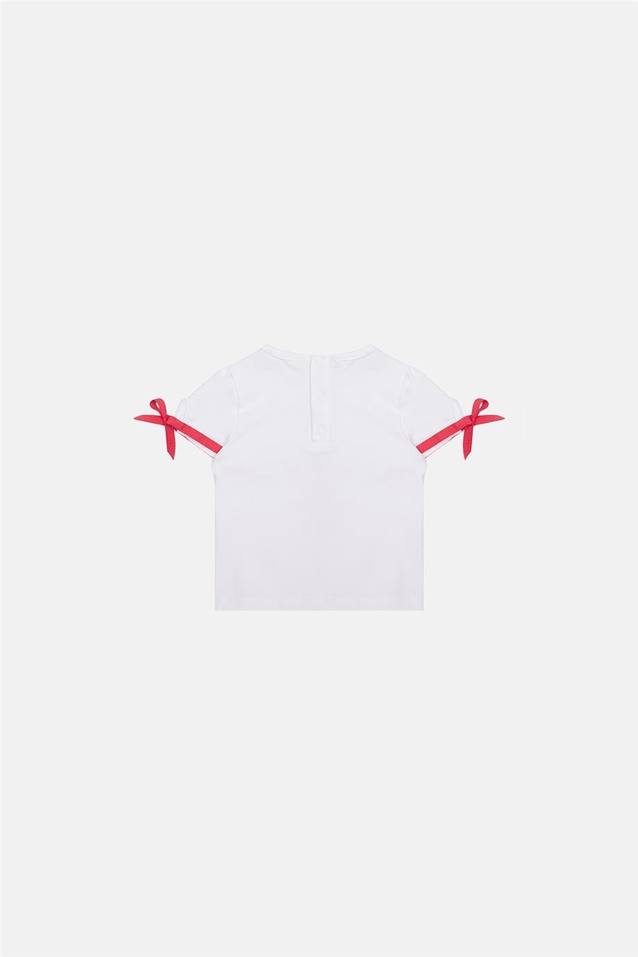 GB Baby Kız Bebek Beyaz Tshirt