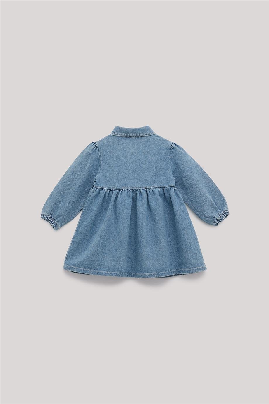 GB Baby Kız Bebek Denim Elbise