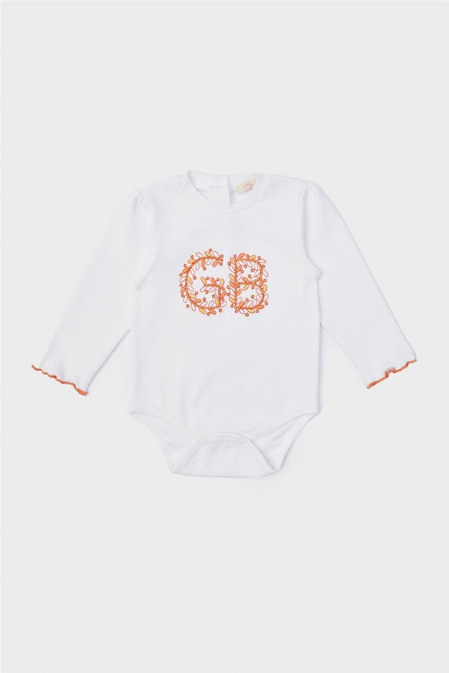 GB Baby Kız Bebek Ekru Body