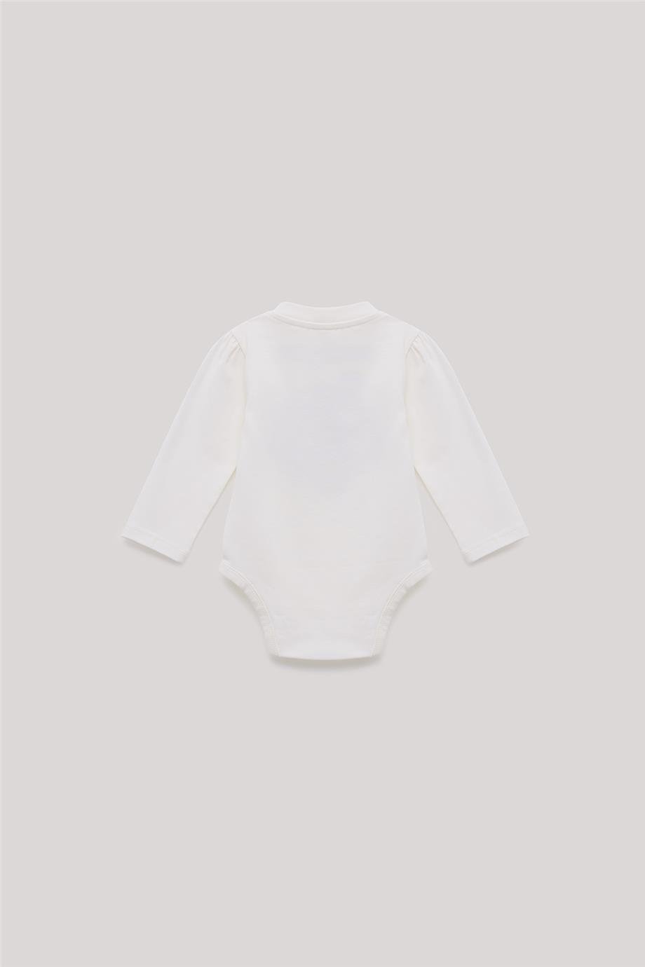 GB Baby Kız Bebek Ekru Body