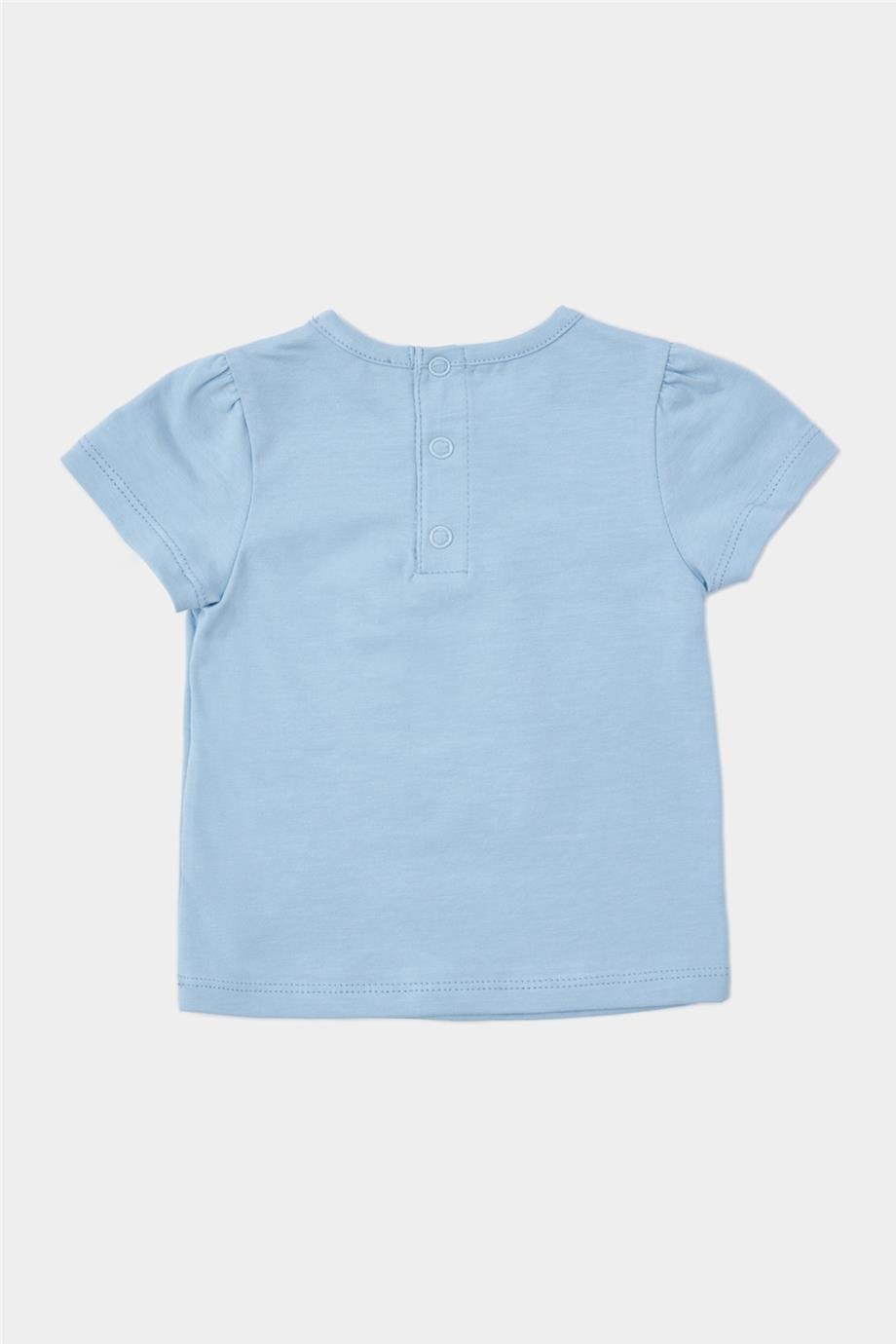 GB Baby Kız Bebek Mavi Tshirt