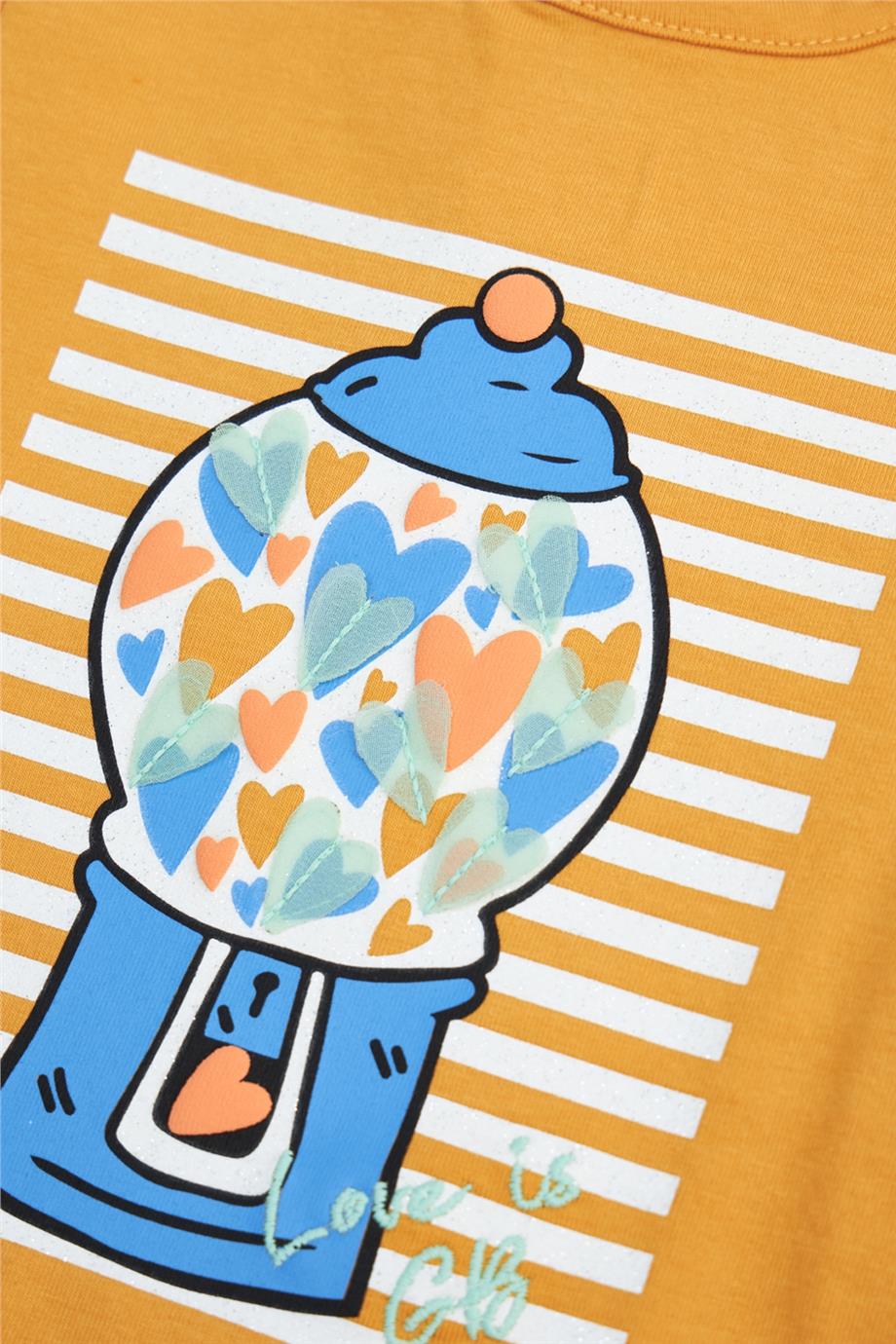 GB Baby Kız Bebek Oranj Tshirt