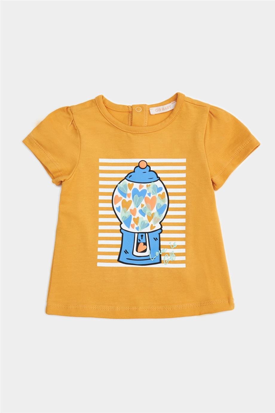 GB Baby Kız Bebek Oranj Tshirt