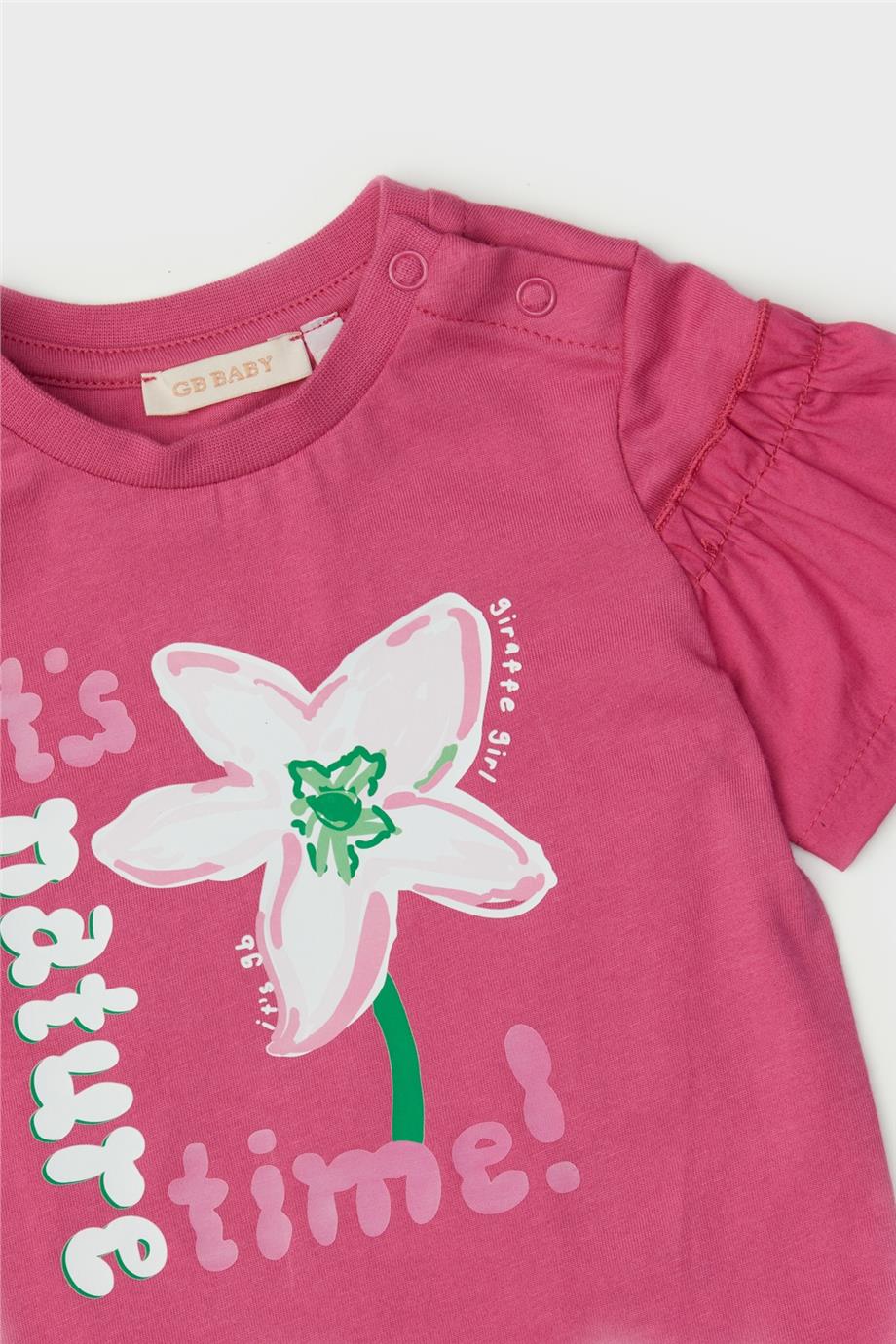 GB Baby Kız Bebek Pembe T-Shirt