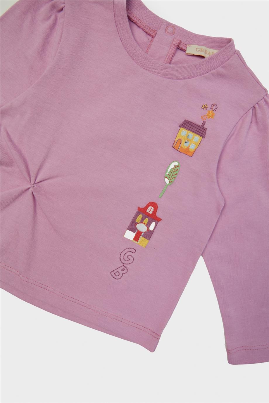 GB Baby Kız Bebek Pembe T-Shirt