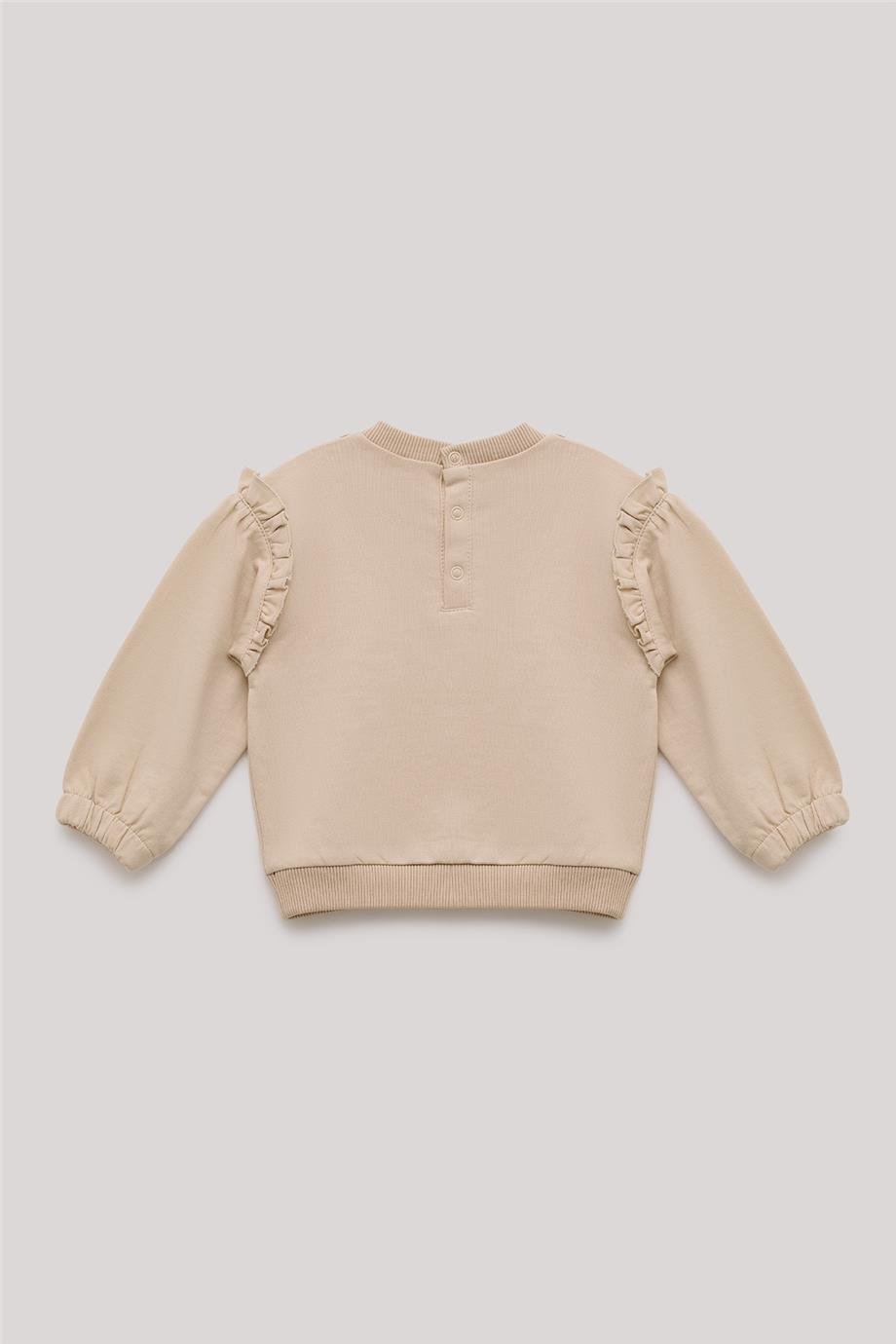 GB Baby Kız Bebek Somon Sweatshirt