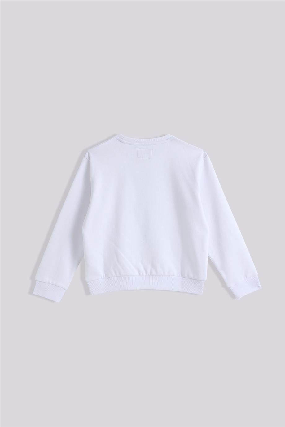 Guess Erkek Çocuk Beyaz Sweatshirt
