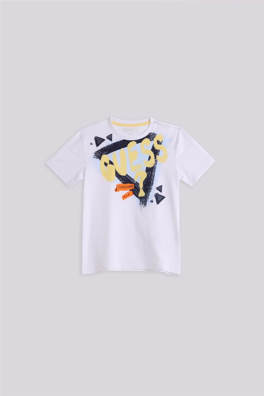 Guess Erkek Çocuk Beyaz Tshirt