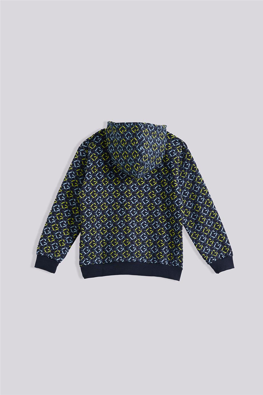 Guess Erkek Çocuk Desenli Sweatshirt