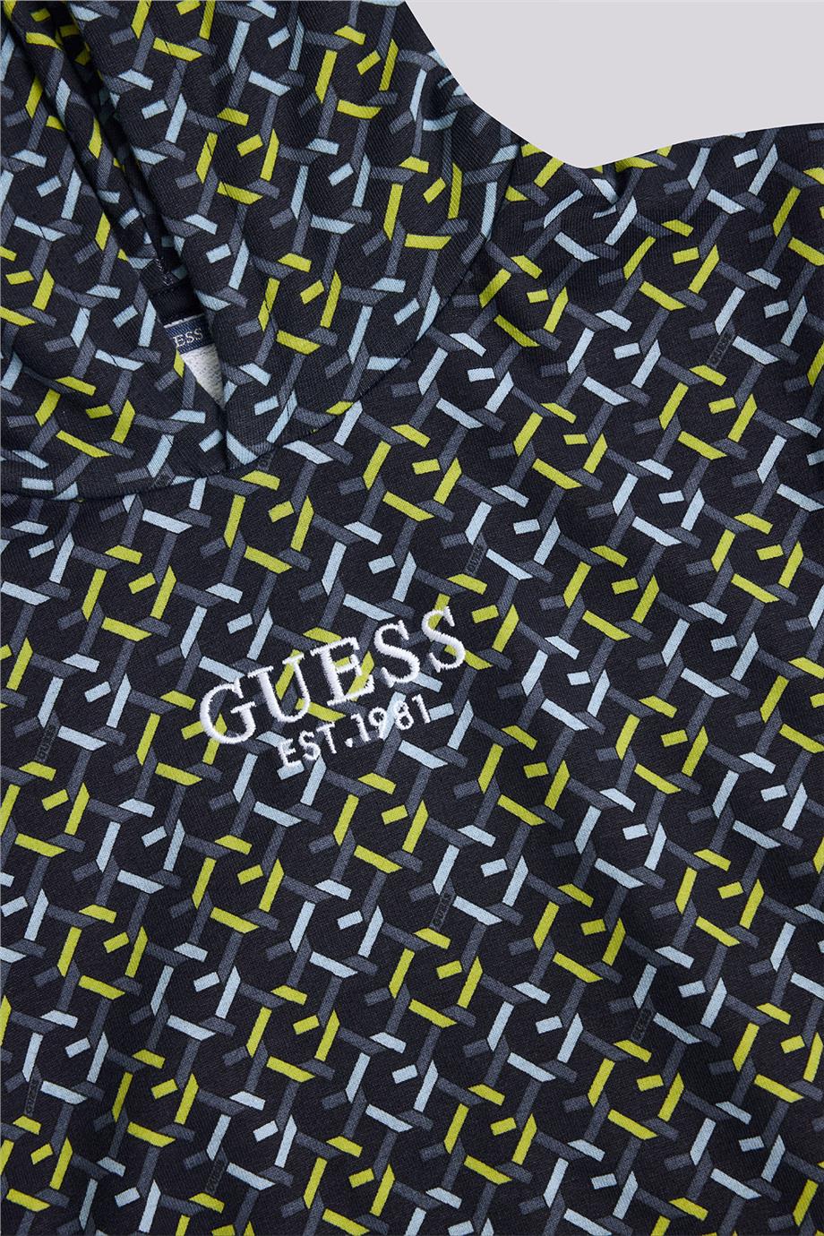Guess Erkek Çocuk Desenli Sweatshirt