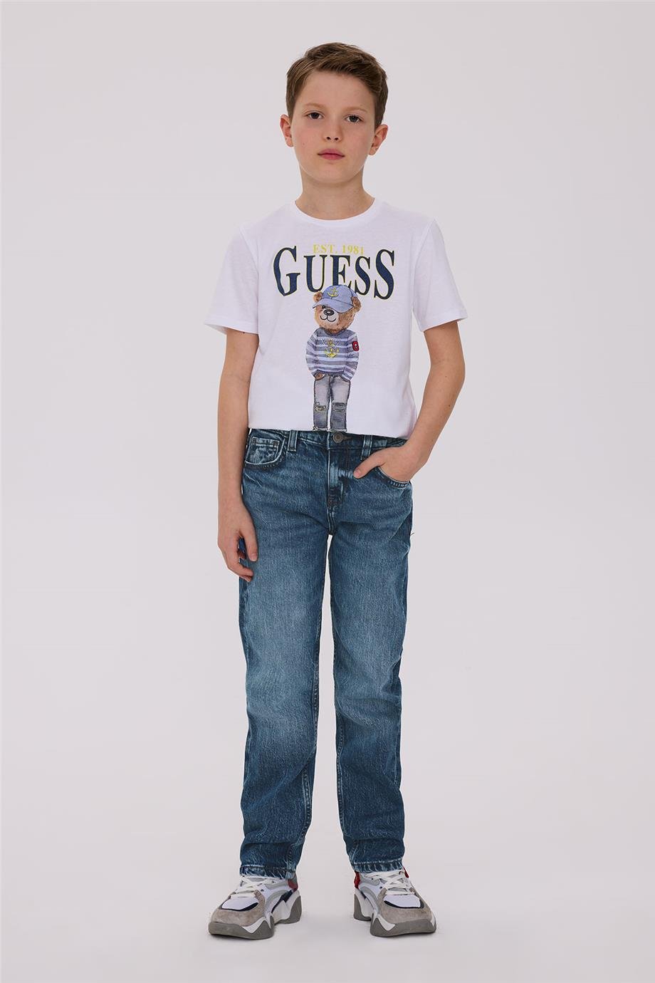Guess Erkek Çocuk Mavi Pantolon