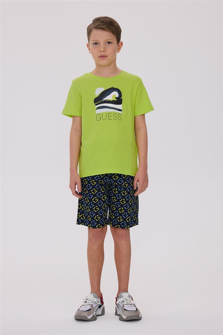 Guess Erkek Çocuk Sarı Tshirt