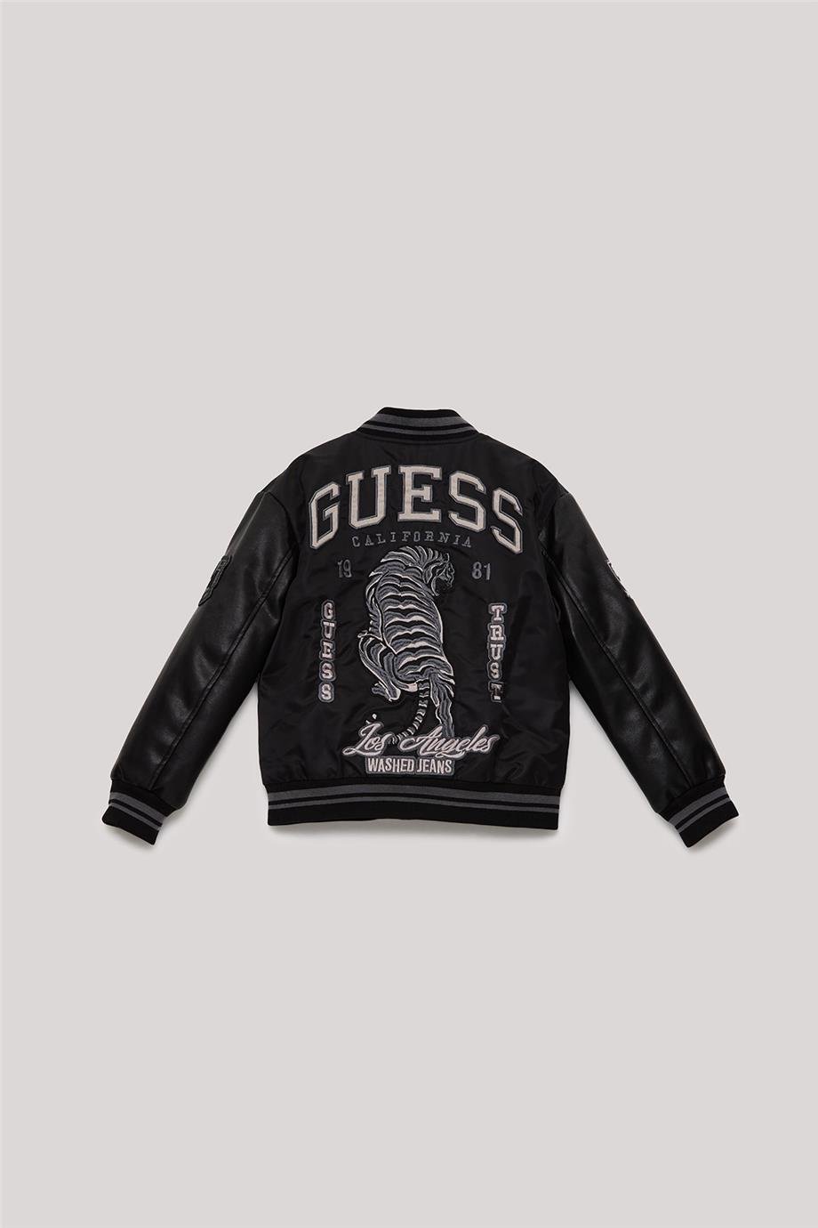 Guess Erkek Çocuk Siyah Mont
