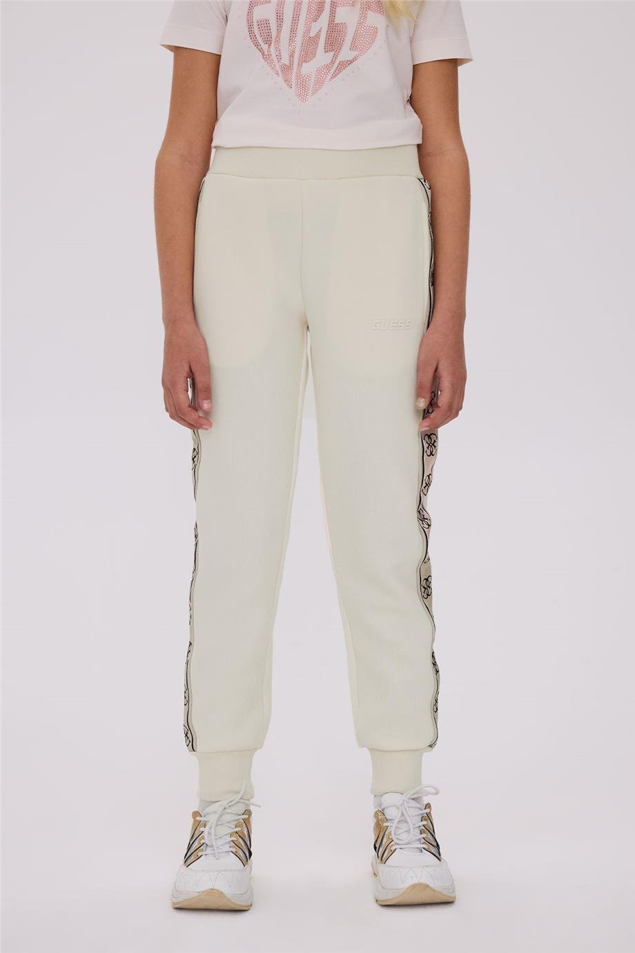 Guess Kız Çocuk Krem Eşofman Altı