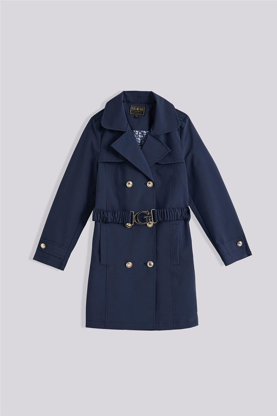 Guess Kız Çocuk Mavi Trench