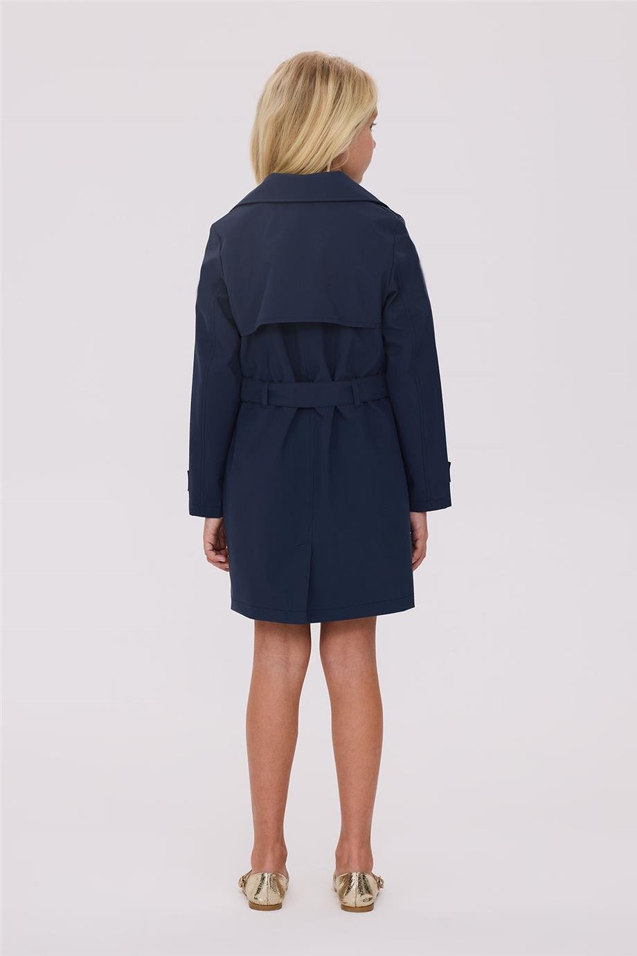 Guess Kız Çocuk Mavi Trench