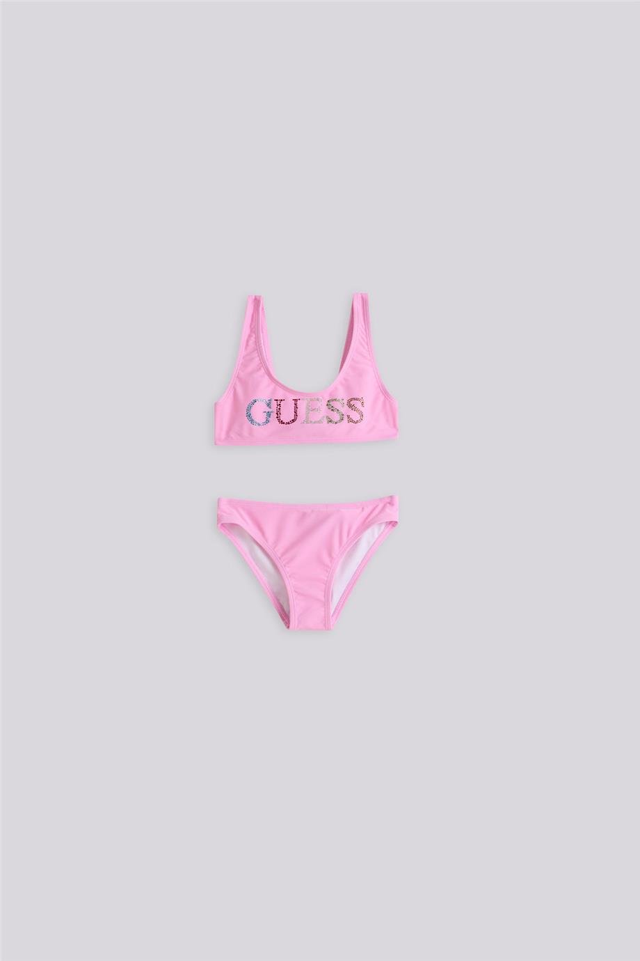 Guess Kız Çocuk Pembe Bikini