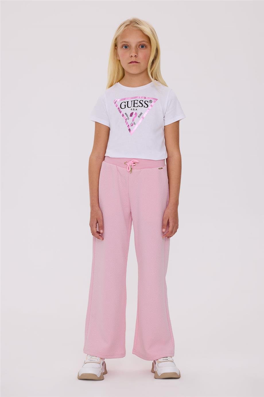 Guess Kız Çocuk Pembe Eşofman Altı