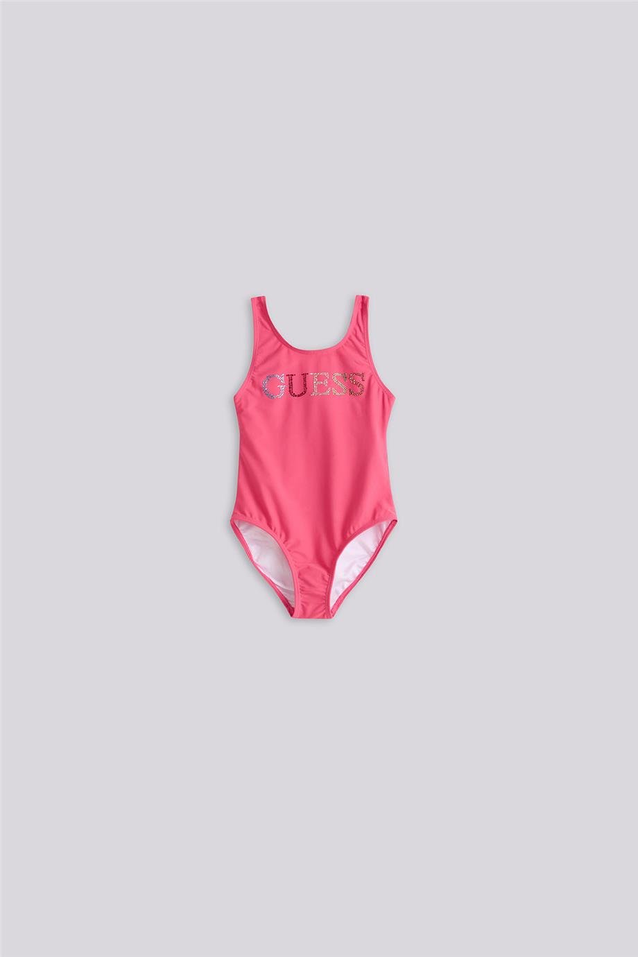 Guess Kız Çocuk Pembe Mayo