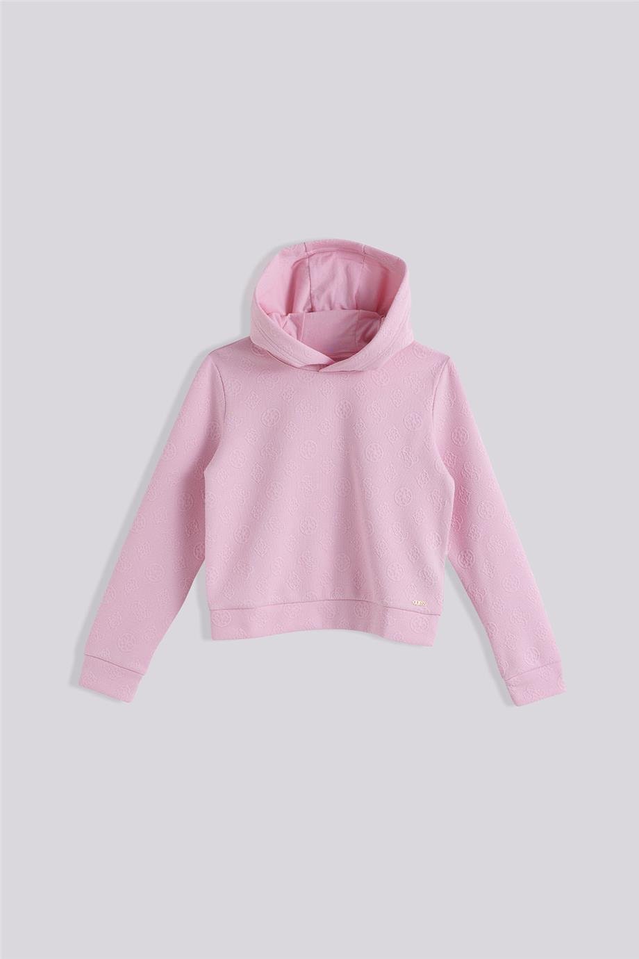 Guess Kız Çocuk Pembe Sweatshirt
