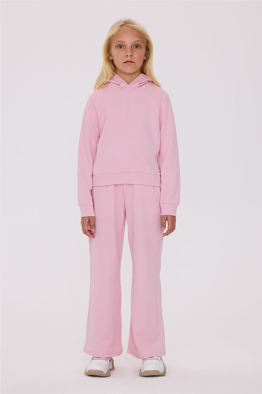 Guess Kız Çocuk Pembe Sweatshirt