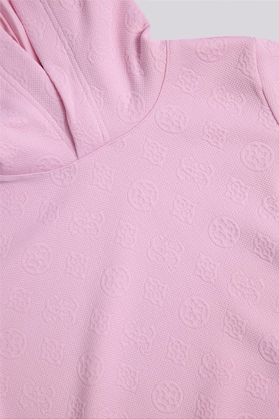 Guess Kız Çocuk Pembe Sweatshirt