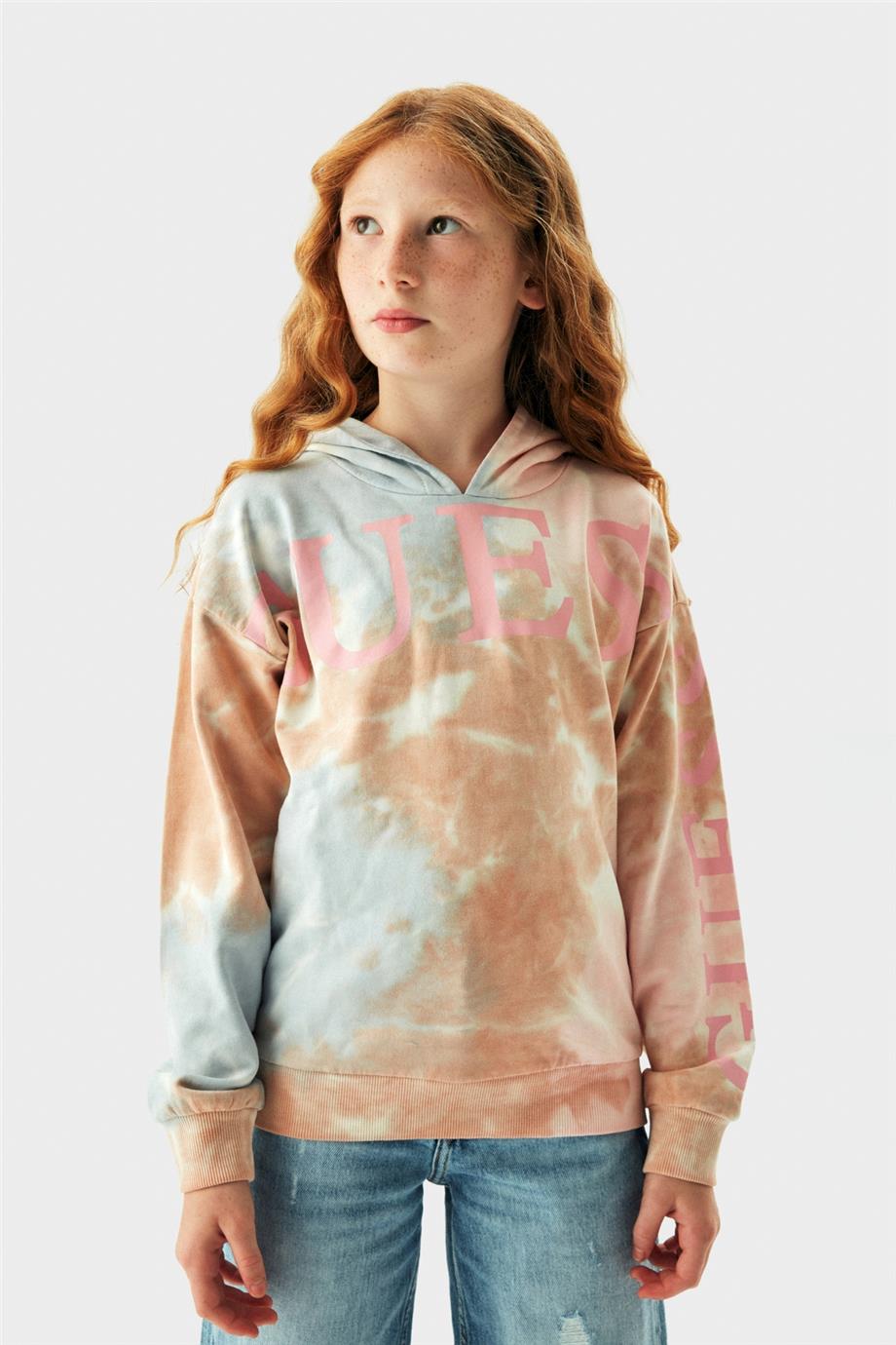 Guess Kız Çocuk Renkli Sweatshirt