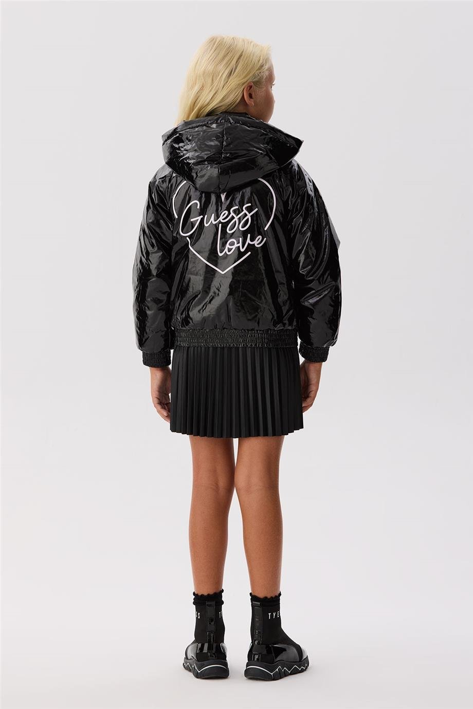 Guess Kız Çocuk Siyah Ceket