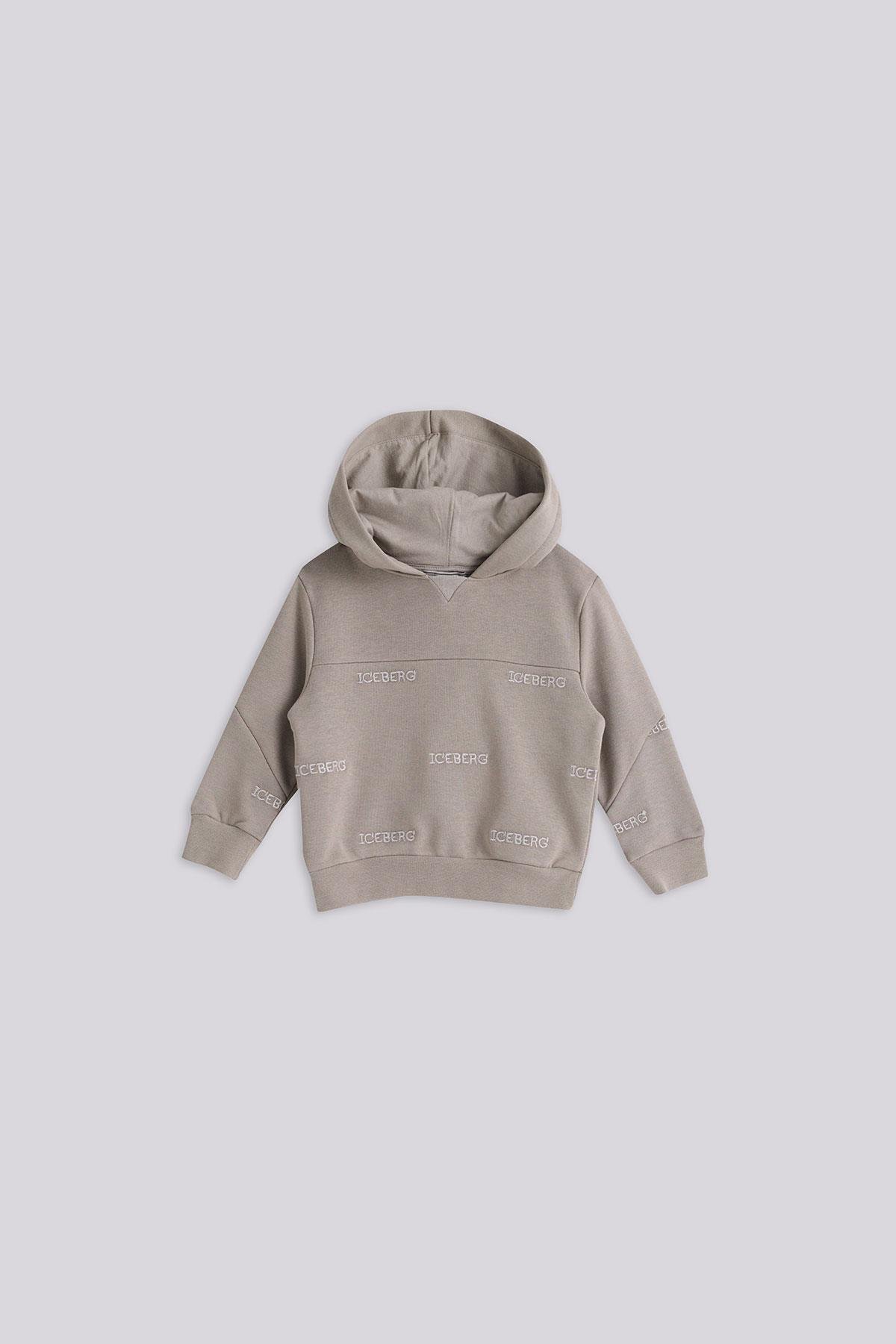 Iceberg Erkek Bebek Taş Sweatshirt
