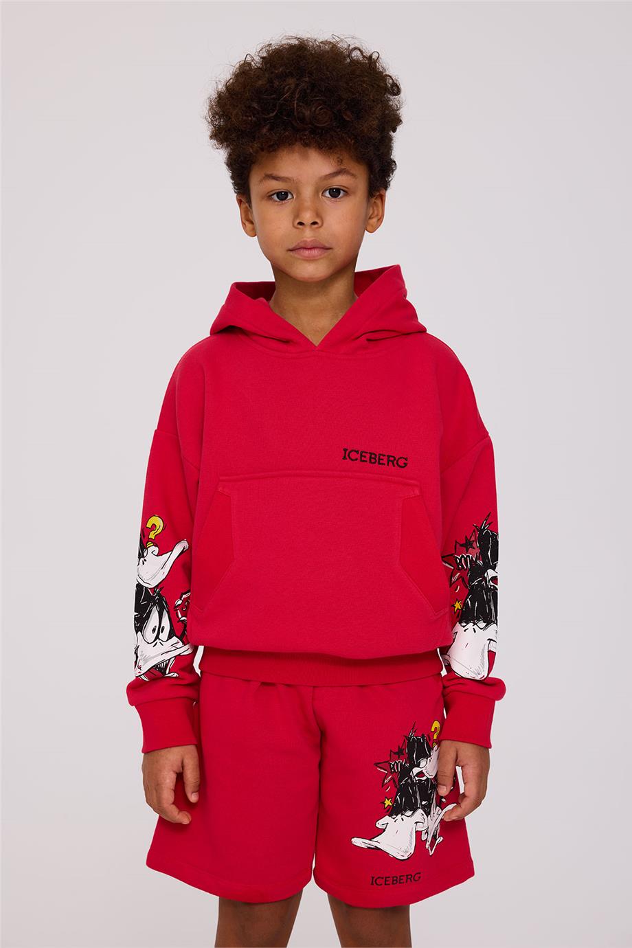 Iceberg Erkek Çocuk Kırmızı Sweatshirt