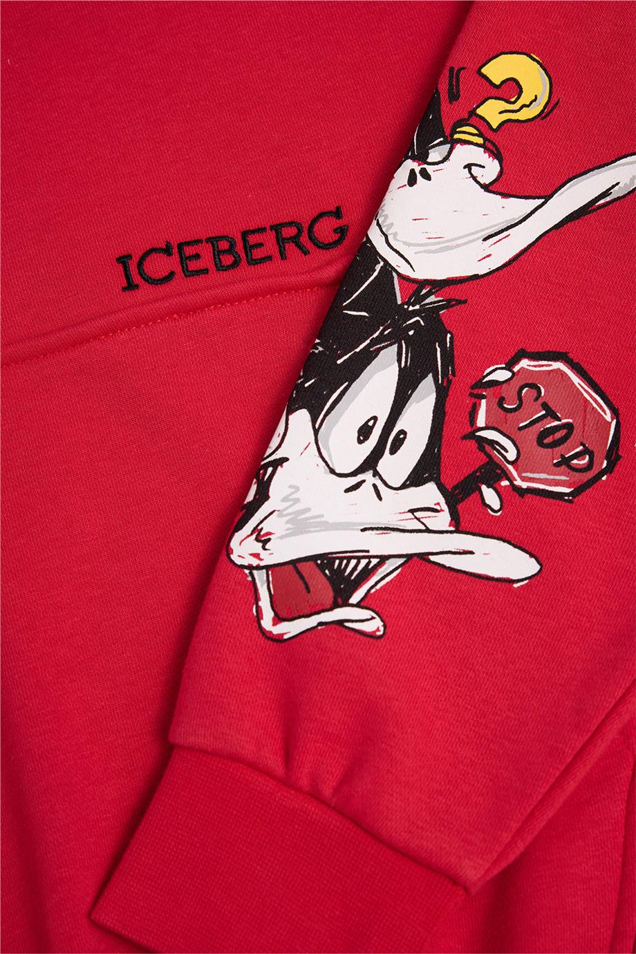 Iceberg Erkek Çocuk Kırmızı Sweatshirt