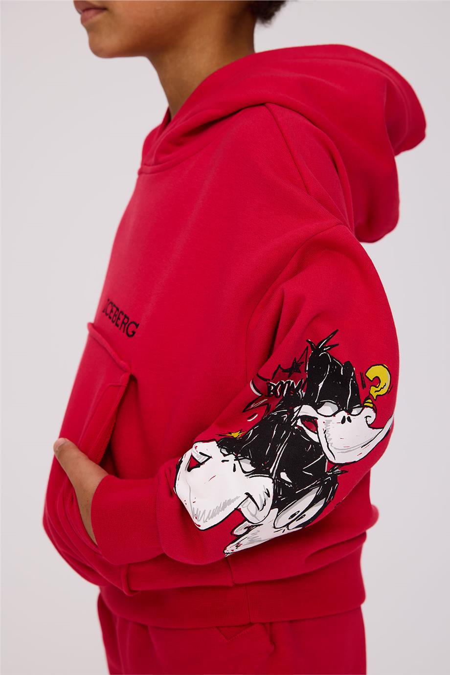Iceberg Erkek Çocuk Kırmızı Sweatshirt