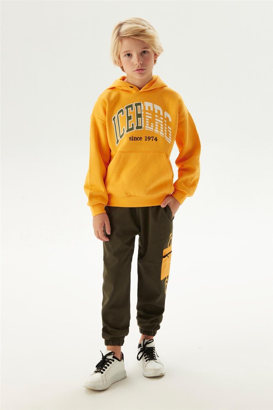 Iceberg Erkek Çocuk Oranj Sweatshirt