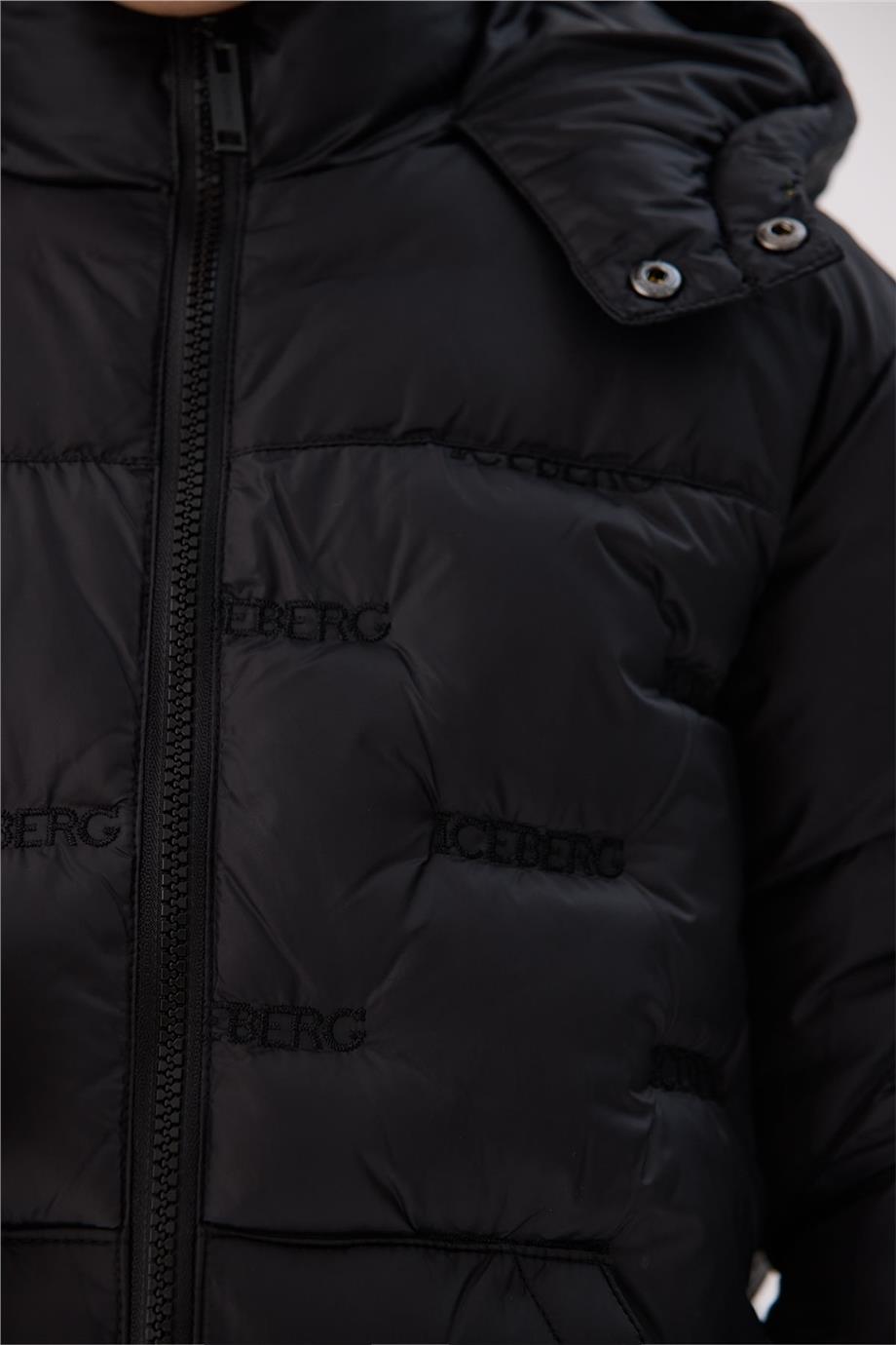 Iceberg Erkek Çocuk Siyah Mont